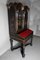 Black Lacquer Cabinet with Floral Decor 6