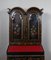 Black Lacquer Cabinet with Floral Decor 10