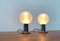 Vintage Space Age German Pearl Table Lamp in Chrome and Glass by Motoko Ishii for Staff, 1970s, Set of 2, Image 2