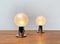 Vintage Space Age German Pearl Table Lamp in Chrome and Glass by Motoko Ishii for Staff, 1970s, Set of 2, Image 11