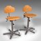 Vintage German Laboratory Chairs in Beech, 1990s, Set of 2, Image 2