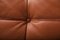 Vintage Togo Sofa in Orange Leather by Michel Ducaroy for Ligne Roset, Set of 4 4