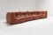 Vintage Togo Sofa in Orange Leather by Michel Ducaroy for Ligne Roset, Set of 4, Image 10