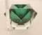 Large Italian Diamond Cut Faceted Murano Glass Bowl by Flavio Poli 9