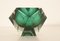 Large Italian Diamond Cut Faceted Murano Glass Bowl by Flavio Poli 13