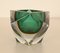 Large Italian Diamond Cut Faceted Murano Glass Bowl by Flavio Poli 11