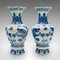 Vintage Art Deco Chinese Ceramic Baluster Vases, 1940s, Set of 2 1