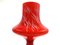 Rote Mid-Century Tischlampe von Opp Jihlava, 1970er 11