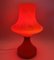 Rote Mid-Century Tischlampe von Opp Jihlava, 1970er 7