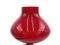 Lámpara de mesa Mid-Century moderna roja de Opp Jihlava, años 70, Imagen 7