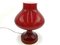 Rote Mid-Century Tischlampe von Opp Jihlava, 1970er 9