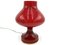 Rote Mid-Century Tischlampe von Opp Jihlava, 1970er 3