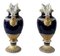 German Cobalt Blue Porcelain Vases by August Leuteritz for Meissen, 1890s, Set of 2, Image 2