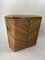 Baúl de caña de bambú de ratán, años 60, Imagen 13