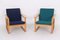 Model 2256 Lounge Chairs in Oak and Fabric by Børge Mogensen for Fredericia, Set of 2 2
