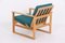 Model 2256 Lounge Chairs in Oak and Fabric by Børge Mogensen for Fredericia, Set of 2, Image 12