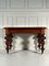 19th Century Mahogany Console Table 1