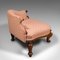 Englischer viktorianischer Love Seat aus Nussholz, 1840er 3