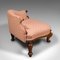 Love Seat inglés victoriano de nogal, década de 1840, Imagen 3