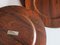 Vintage Danish Rosewood and Teak Plates from Morsbak, 1960s, Set of 12, Image 6