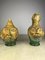 Anthropomorphic Jugs in Enamelled Terracotta, Italy, 1930s, Set of 2 1