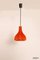 Lampe à Suspension Vintage en Verre Orange par Peill and Putzler, 1960s 11