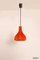 Vintage Orange Glass Pendant Lamp by Peill and Putzler, 1960s 11