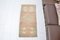 Vintage Salmon Color Handmade Wool Door Rug, Image 1