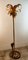 Brass Palm Floor Lamp with Cobra 45
