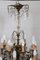 Lámpara de araña grande de bronce y cristal con 24 bombillas, años 30, Imagen 12