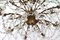 Large Bronze and Crystal Chandelier with 24 Bulbs, 1930s, Image 4