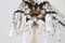 Lámpara de araña grande de bronce y cristal con 24 bombillas, años 30, Imagen 8