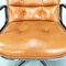 Swivel Chair in Leather by Pollock for Knoll, 1970s, Image 7