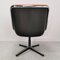 Swivel Chair in Leather by Pollock for Knoll, 1970s, Image 3