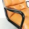 Swivel Chair in Leather by Pollock for Knoll, 1970s, Image 9