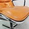 Swivel Chair in Leather by Pollock for Knoll, 1970s, Image 10