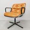 Swivel Chair in Leather by Pollock for Knoll, 1970s, Image 1