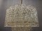 Mid-Century Textured Glass Tube Chandelier by Venini , 1970s 4