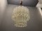 Mid-Century Textured Glass Tube Chandelier by Venini , 1970s 9