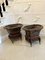 Victorian Freestanding Carved Mahogany Wine Coolers, 1880s, Set of 2, Image 1