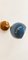 Adjustable Sconce with Blue Metal Dome, Image 7