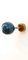 Adjustable Sconce with Blue Metal Dome, Image 12