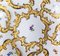 Plato Meissen de porcelana floral y dorado, Imagen 3