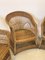 Wicker and Bamboo Patio Set, 1970s, Set of 5, Image 3