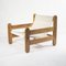 Sling Chair in Pine, Canvas and Sheepskin, 1970s 2