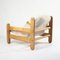 Sling Chair in Pine, Canvas and Shipskin, 1970s, Image 3