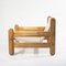 Sling Chair in Pine, Canvas and Shipskin, 1970s, Image 2