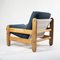 Sling Chair in Pine, Canvas and Shipskin, 1970s 9