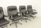 SP126 Leather Office Chairs by Osvaldo Borsani for Tecno, 1970s, Set of 8 5