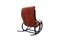 Vintage Leather Swing Chair from Strässle, 1970s, Image 4